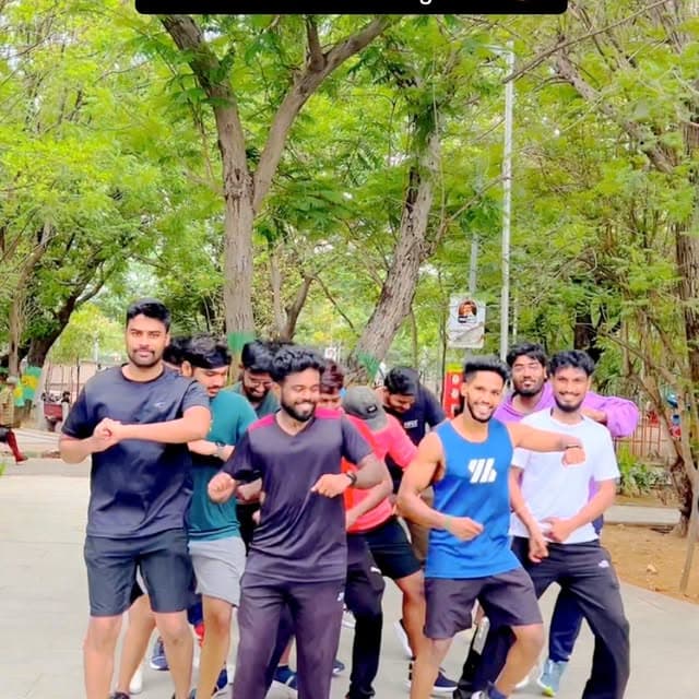 When I asked to Follow my lead 😂 my team mates took it Way too seriously 😂😂😂